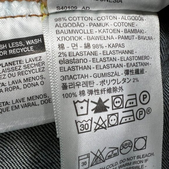 Levis Button Medium Wash Cotton Denim Jean Jacket sz M - Picture 11 of 15